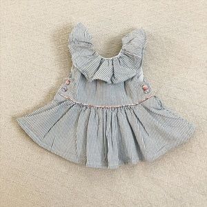 Gillian’s Closet | Striped Crepe Cotton Dress